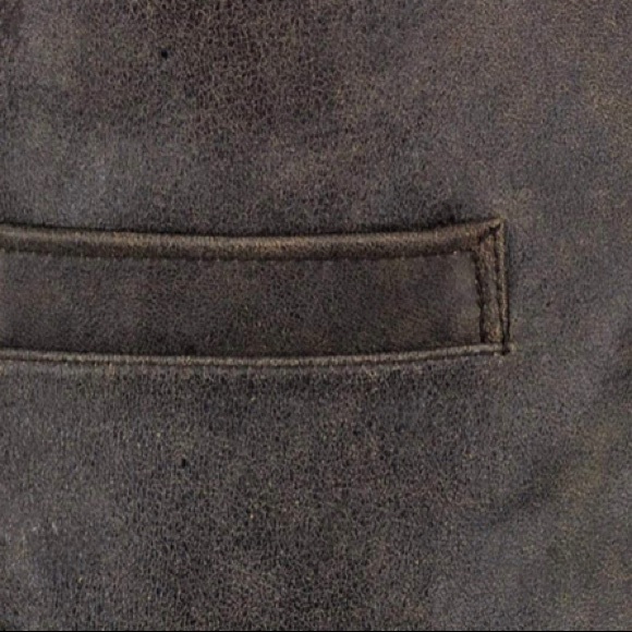 Outback Mens leather vest*dark brown* size large - Picture 4 of 5